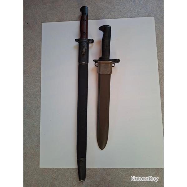 lot de 2 baionnettes