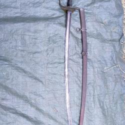 Sabre d'Officier d'Infanterie Mle 1882 - Lame grav&eacute;e SOLINGEN - Authentique