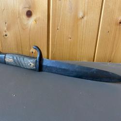 Ancienne dague poignard de tranch&eacute; Bottes double tranchant officier Allemand