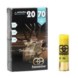 Cartouches SAUVESTRE calibre 20/70 BFS Plomb x6