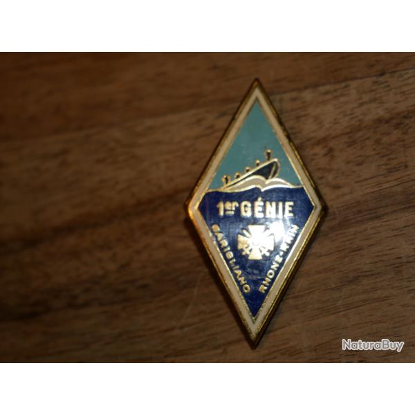 Insigne du 1er REGIMENT DU GENIE