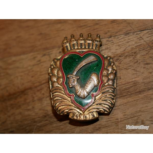Insigne 21e DIVISION D'INFANTERIE ALGERIENNE