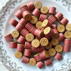Lot de 135 tr&egrave;s bonnes bourres GABEL de la cartoucherie nationale, en calibre 12.