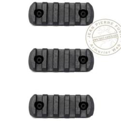 Set de 3 rails Picatiny fixation M-LOK Court