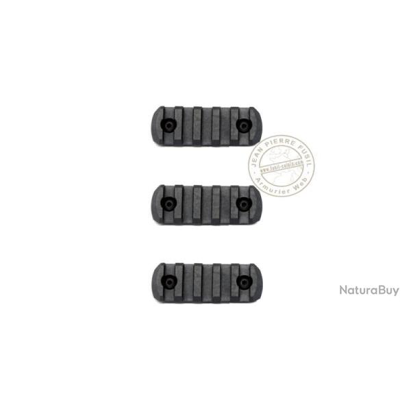 Set de 3 rails Picatiny fixation M-LOK Court
