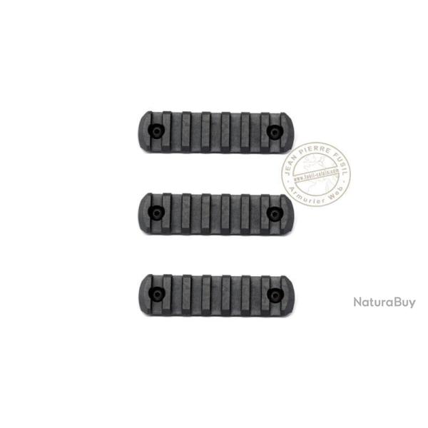 Set de 3 rails Picatiny fixation M-LOK Long