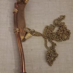 Sifflet de marine en laiton