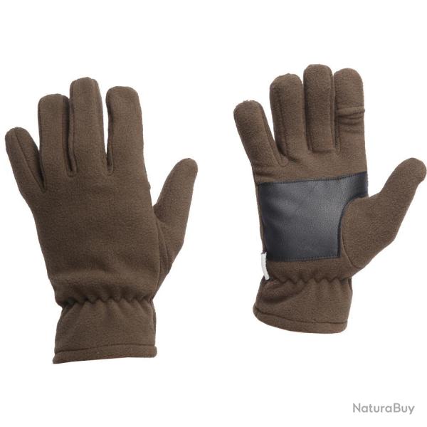 GANTS POLAIRE MARRON - 9 - TREELAND