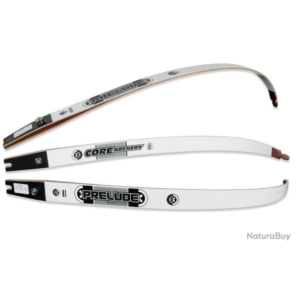 Branches recurve ILF Core White Prelude 20-18 lbs 64" (20 lbs) si poign�e 23" - 66" (18 lbs) si p