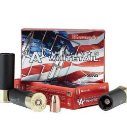 BALLE HORNADY CAL.12 GA SLUG AMERICAN WHITETAIL INTERLOCK 325GR PAR 5