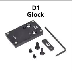 montage red dot pour glock