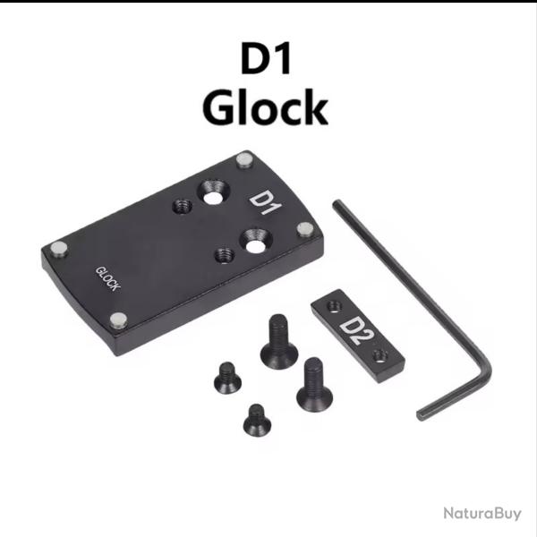 montage red dot pour glock