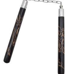 Nunchaku traditionnel en bois