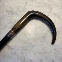 Canne syst&egrave;me canne fusil manufrance pommeau corne