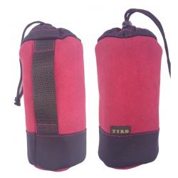 Porte Gourde Bordeaux Alcantara