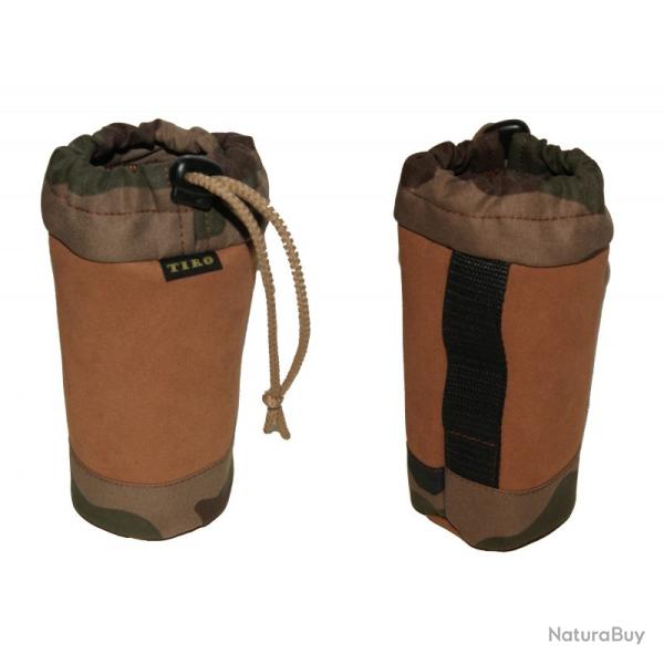 Porte Gourde Marron Alcantara