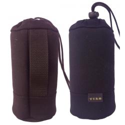 Porte Gourde Noir Alcantara