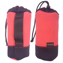 Porte Gourde Rouge Alcantara