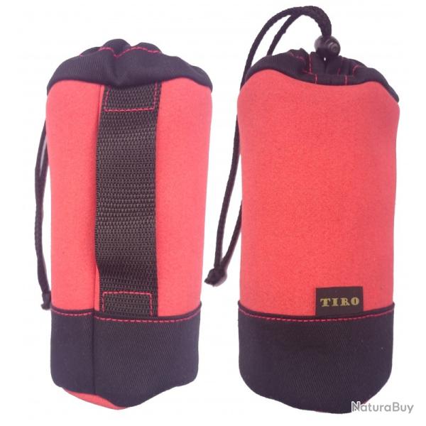 Porte Gourde Rouge Alcantara