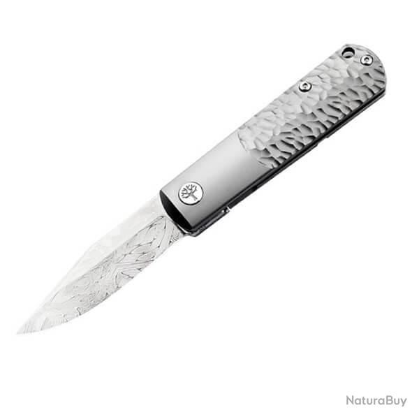 Couteau pliant Boker BRLW Meteorite Damast Platinium Edition