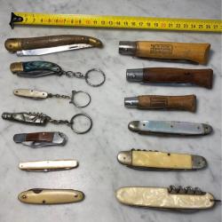 Lot couteau ancien de collection couteau de poche