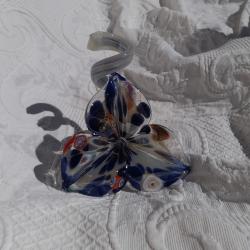 Sculpture Fleur Spirale Murano