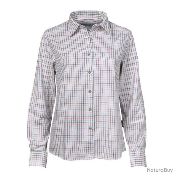Prix de d�part � 1� !! Chemisier PERCUSSION Carreaux Clairs pour Femme Taille 2XL
