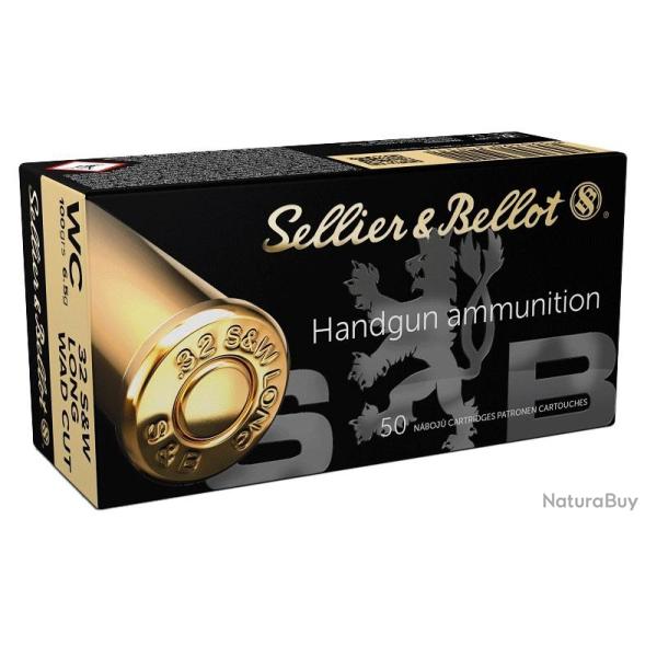 MUNITIONS S&B CALIBRE .32 S&W Long WC 100 GRS x500