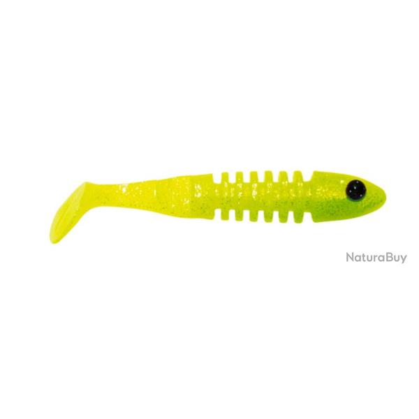 Leurre Souple Delalande Skeleton 8cm 8cm A l'unit� 018 - Chartreuse