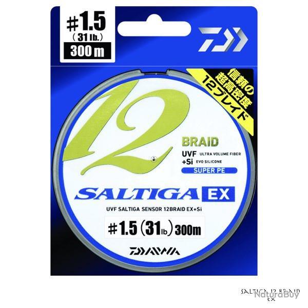 Tresse Daiwa Saltiga 12 Braid EX 45/100 300m