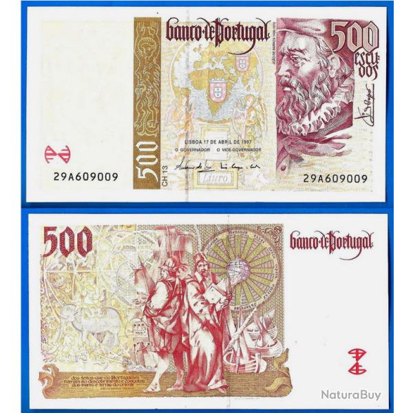 Portugal 500 Escudos 1997 De Barros Escudo Billet
