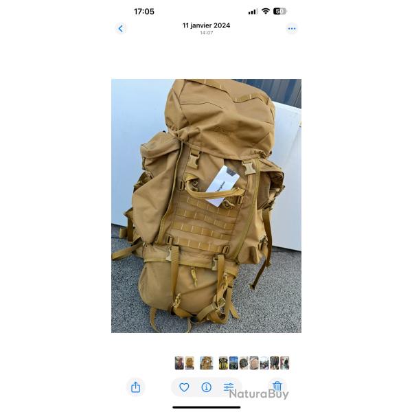 Sac � dos Crusader 110 l (90+20).Marque Berghauss neuf.