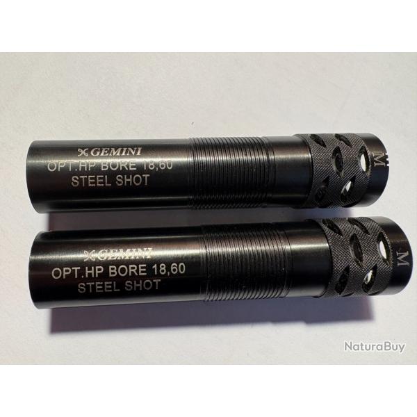 CHOKES GEMINI POUR BERETTA OPT HP CAL 12 M 1/2 choke