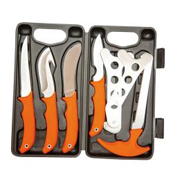 Prix de d&eacute;part &agrave; 1� !! Set de 5 couteaux + &eacute;carteurs ProHunt