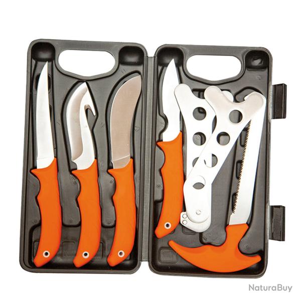 Prix de d�part � 1� !! Set de 5 couteaux + �carteurs ProHunt