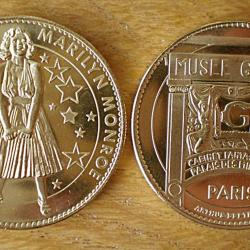 Medaille Marilyn Monroe Musee Grevin Arthus Bertrand