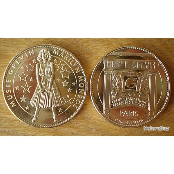 Medaille Marilyn Monroe Musee Grevin Arthus Bertrand