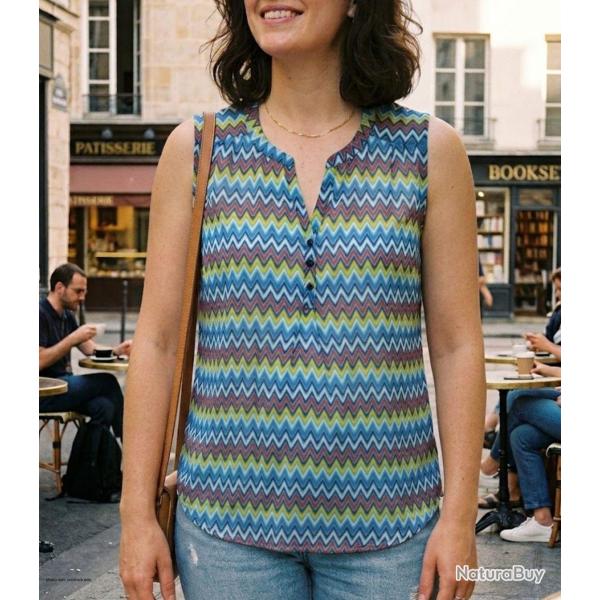 D�bardeur sans manches LE1811 MAYFLOWER La l�g�ret� de la pure viscose au service de votre style d �