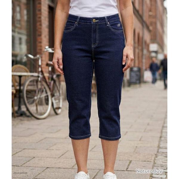 MAYFLOWER SAFRAN1 : Pantacourt femme ultra-stretch pour un confort absolu 46