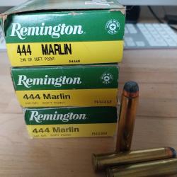 57 CARTOUCHES REMINGTON CALIBRE 444 MARLIN 240GR SP