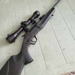 22LR rossi mont&eacute;n&eacute;gro &eacute;tat neuf avec lunette et silencieux .