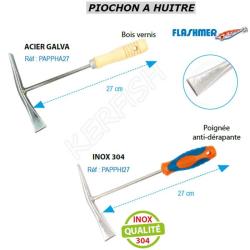 PIOCHON A HUITRES FLASHMER Acier Galva