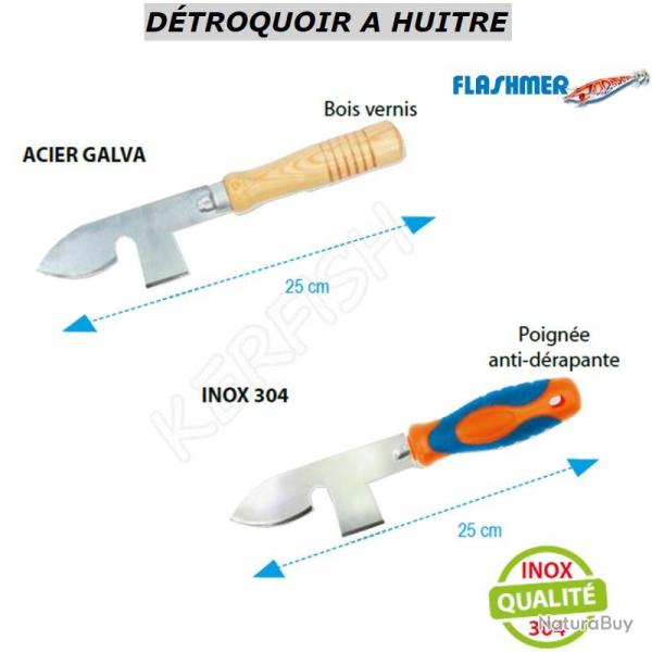 DETROQUOIR A HUITRES FLASHMER Acier Galva