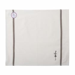 SERVIETTES DE TABLE ECRU A L'AISE BREIZH Taupe