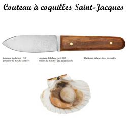 COUTEAUX &Agrave; COQUILLES SAINT-JACQUES PALISSANDRE N&deg;3682 LEOPARD