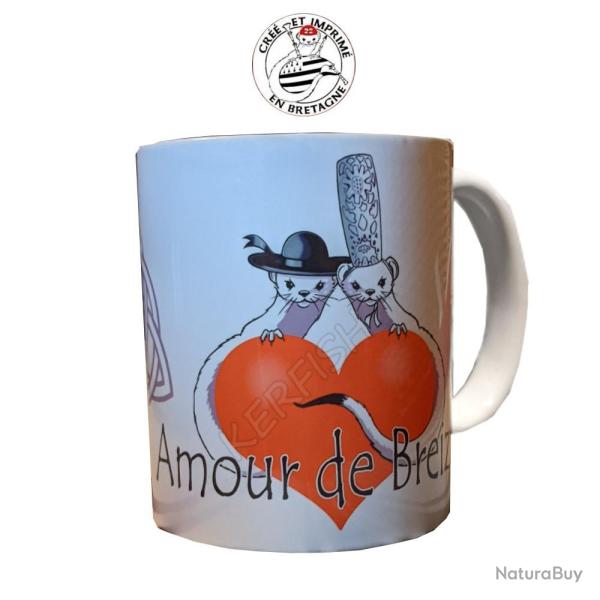 MUG HERMINE AMOUR DE BREIZH LBH