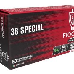 BOITE DE 50 CARTOUCHES FIOCCHI CAL.38 SPECIAL FMJ 158GRS - CATEGORIE B