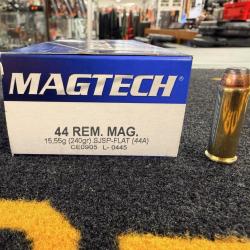 Magtech 44 rem mag SJSP-FLAT 240 grs (x50)