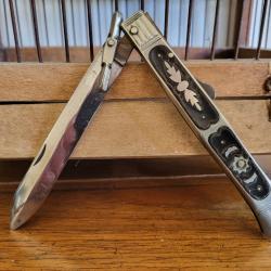 Ancien couteau de type " CHATELLERAULT " &agrave; pompe .