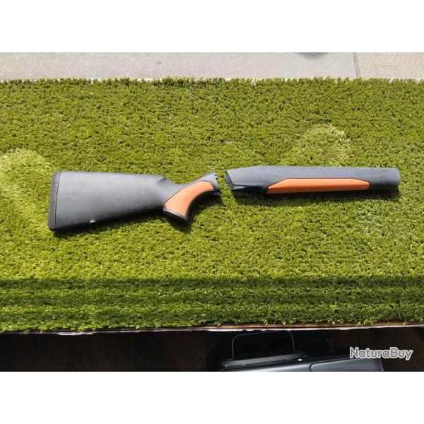 Crosse synth�tique pour browning bar 3 , noir et orange